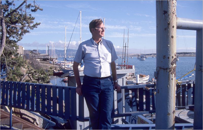 Outside the restaurant at Morro Bay